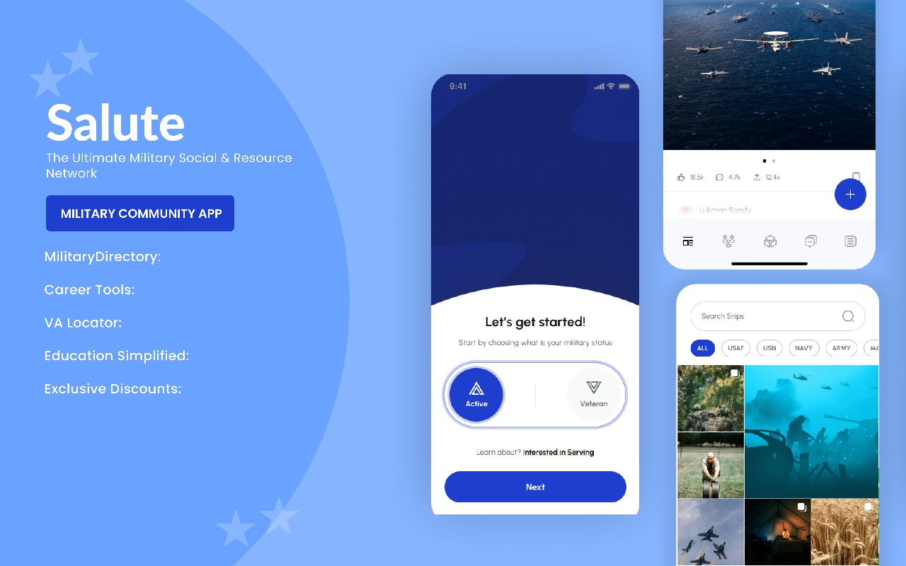 Salute – The Ultimate Military Social & Resource Network